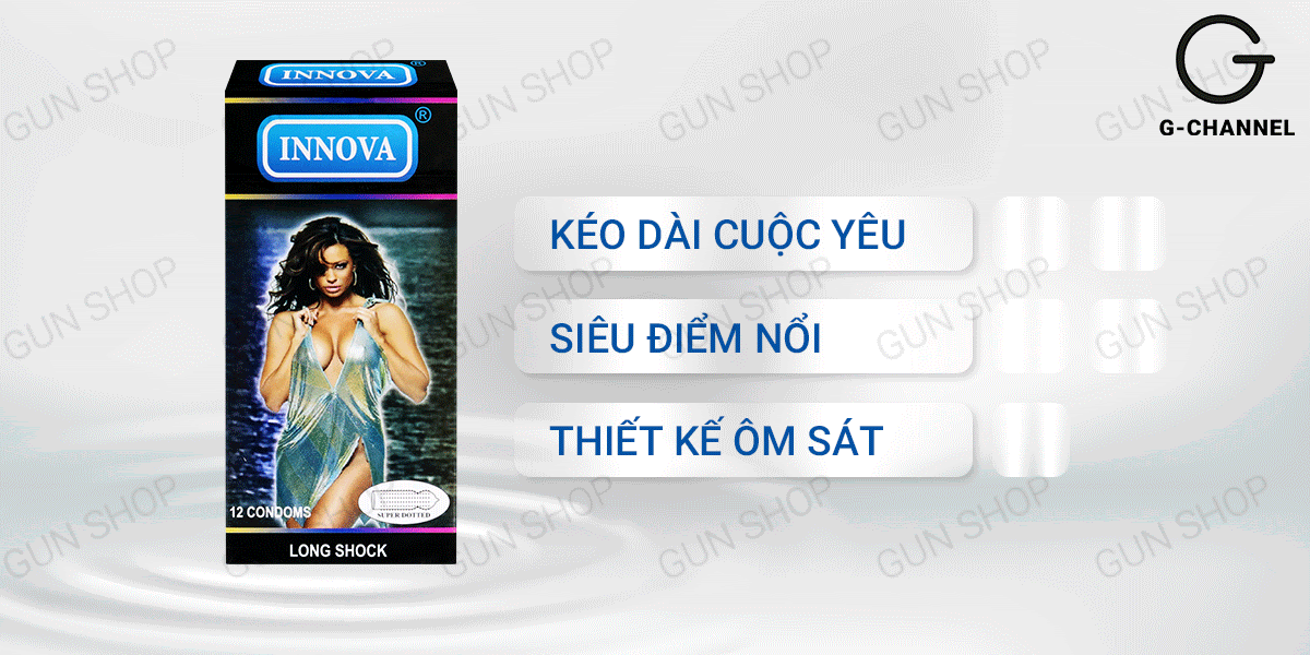 Bao cao su Innova Đen