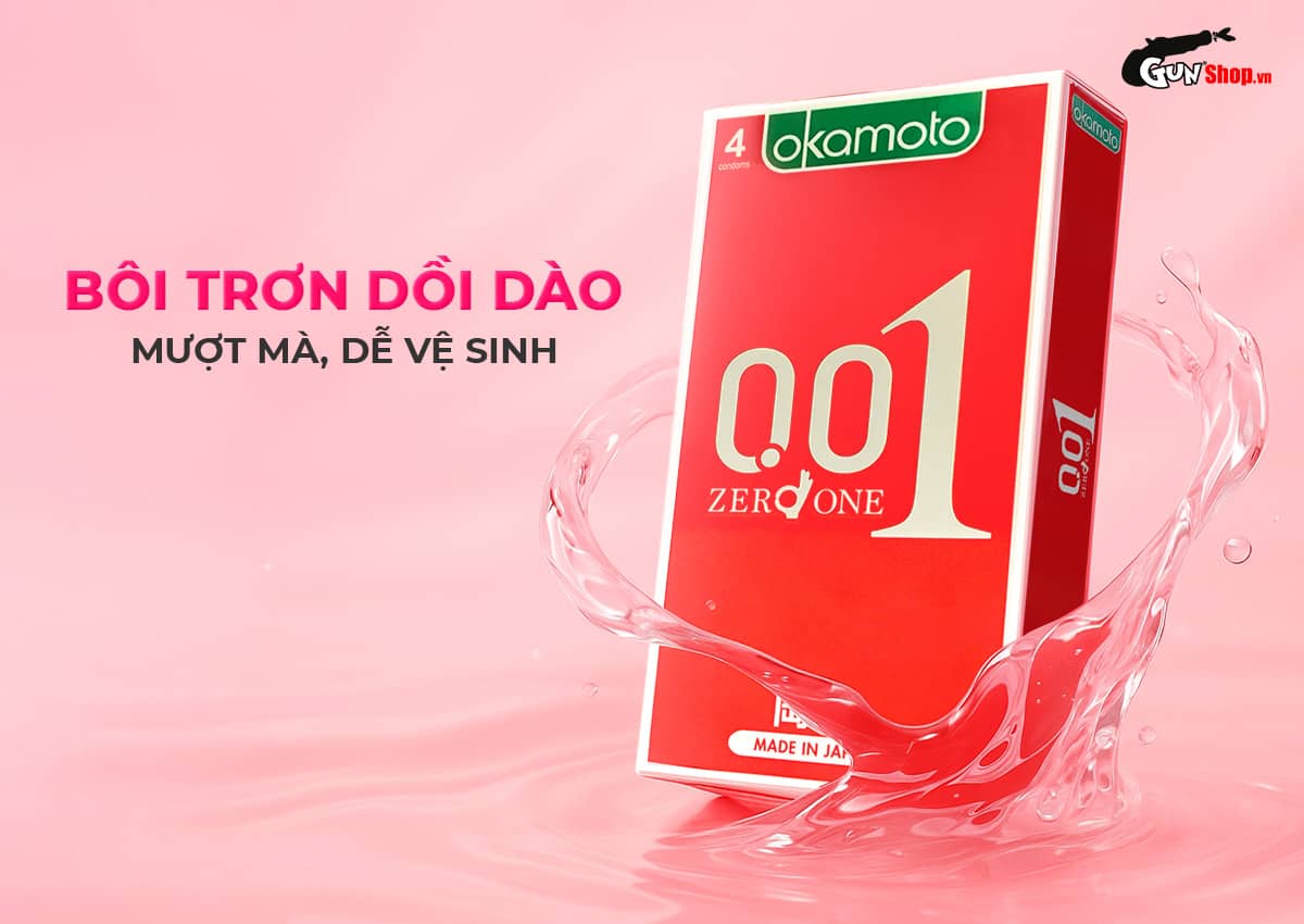 Bao cao su Okamoto 0.01 PU chính hãng tại Chúng tôi