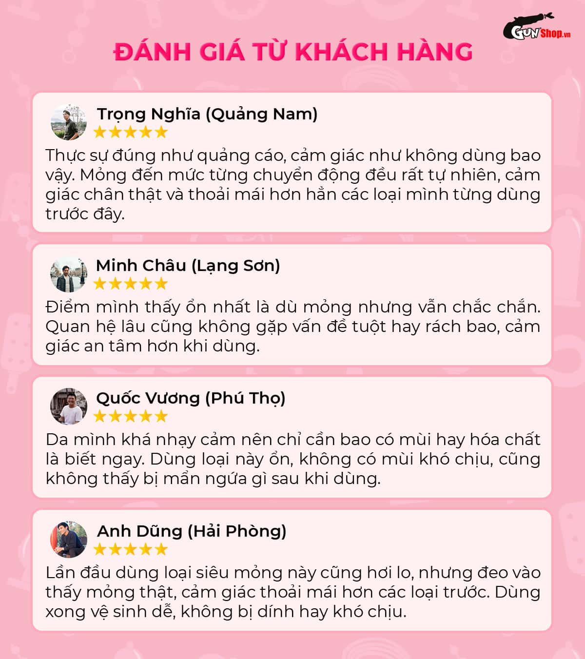 Đánh giá từ khách hàng về Bao cao su Okamoto 0.01 PU