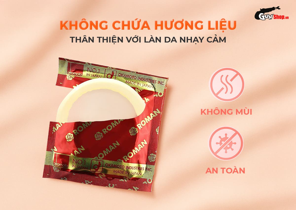Bao cao su Okamoto Roman chính hãng tại Chúng tôi
