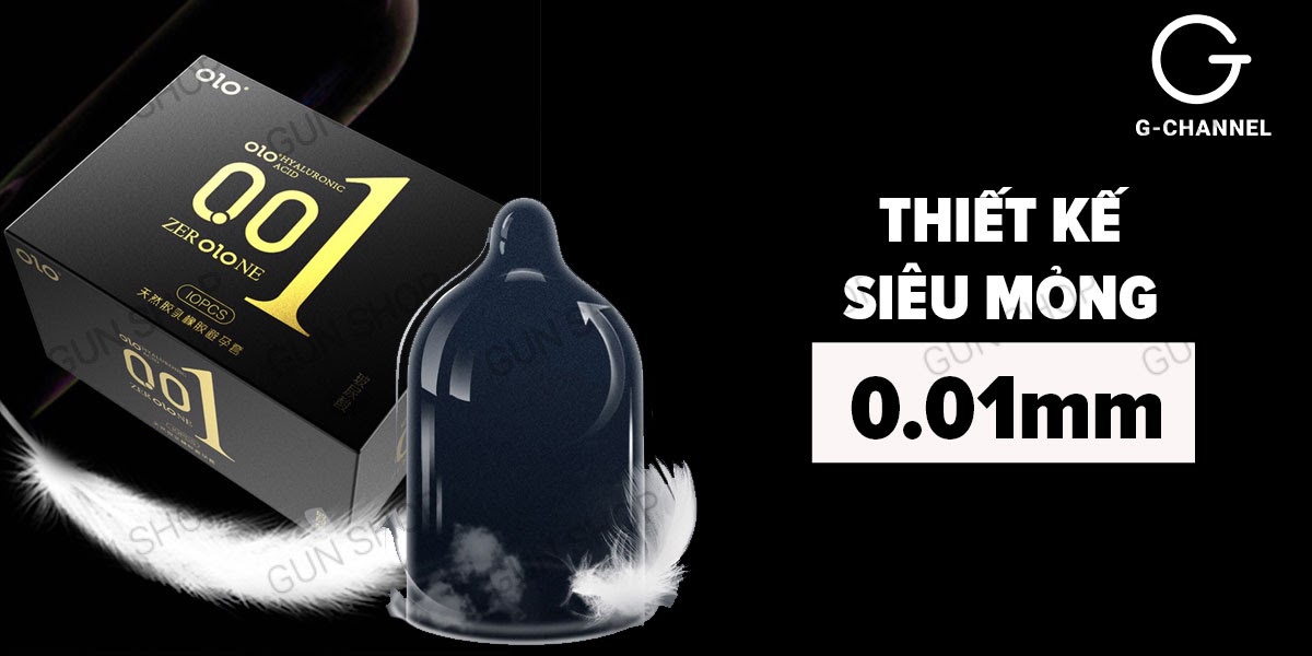 Bao cao su OLO 0.01 Đen