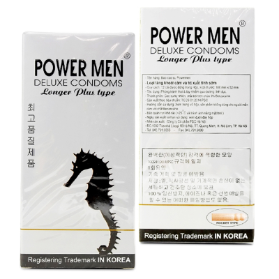 Bao Cao Su Powermen Cá Ngựa Bạc 12s
