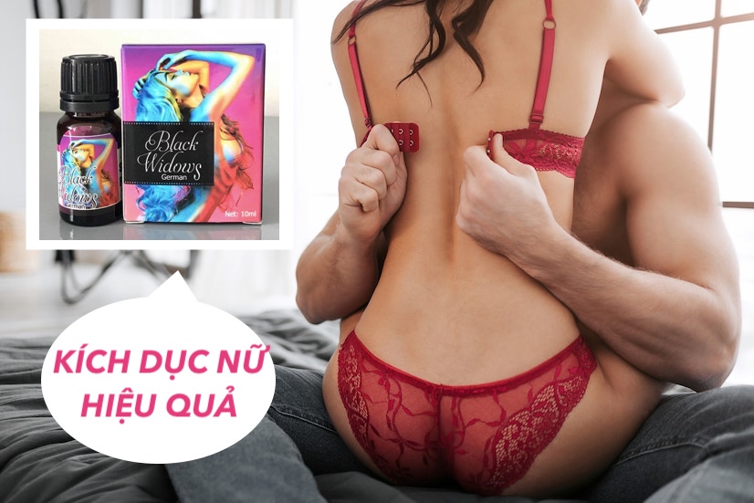 Thuốc kích dục nữ Black Widow German dạng nước không mùi cực mạnh giá rẻ