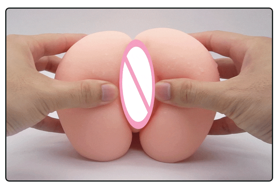 Búp bê tình dục phụ nữ toàn bộ, mông lớn 3D với âm đạo đa kênh, đồ chơi tình dục nam giới, ống tự sướng cho nam