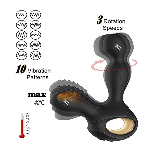 Máy kích thích hậu môn Cako NV Toys rung ngoáy sưởi ấm điều khiển từ xa