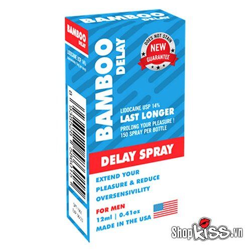 Chai xịt chống xuất tinh sớm Bamboo Delay XTS12 chất lượng