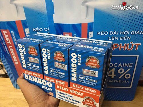 Chai xịt chống xuất tinh sớm Bamboo Delay XTS12 tại tphcm