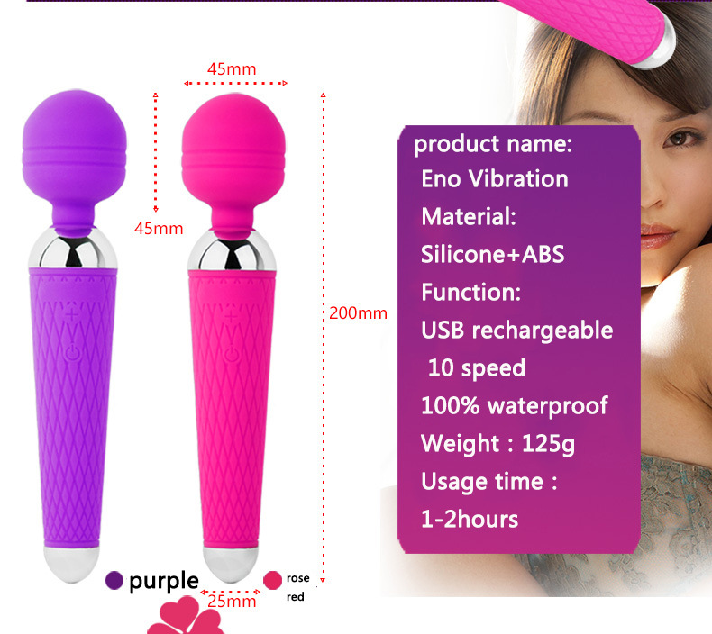 Máy massage kích thích điểm G nhiều chế độ rung dùng sạc - Female Vibrator