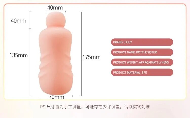 Cốc thủ dâm Nhật Bản nguỵ trang bình nước có rung, kín đáo tiện lợi