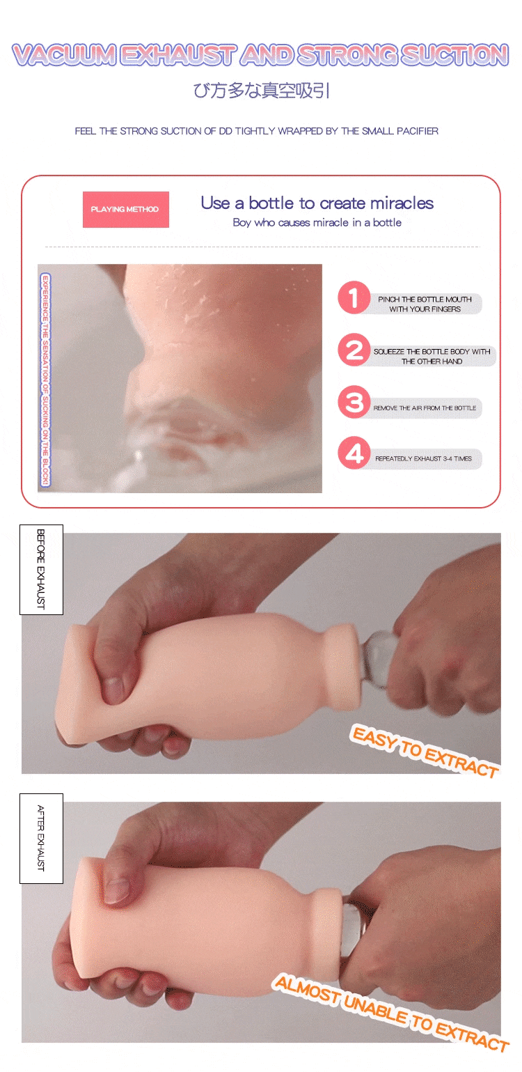 Cốc thủ dâm Nhật Bản nguỵ trang bình nước có rung, kín đáo tiện lợi