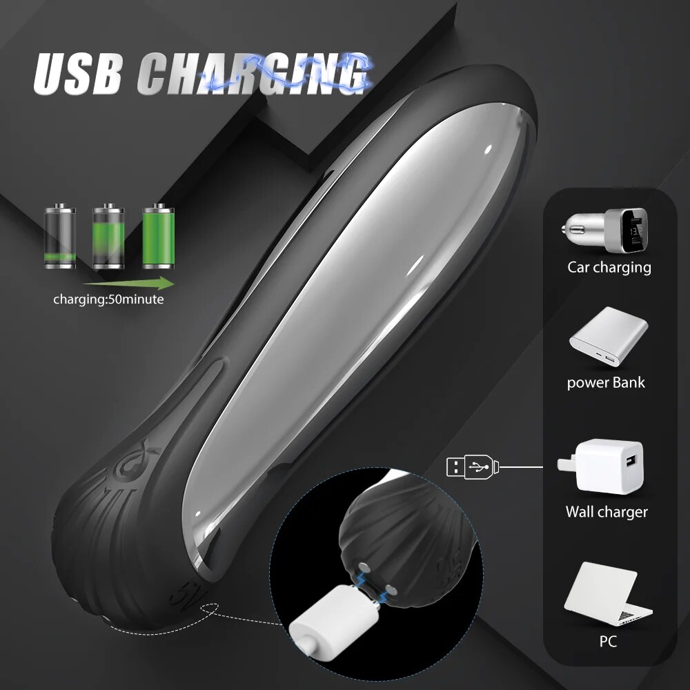 Trứng rung sốc điện S-Hande Poison Dart mini nhỏ gọn sạc USB