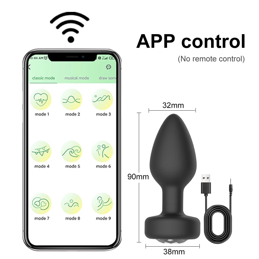 Phích cắm hậu môn Love Spouse bluetooth điều khiển app cao cấp
