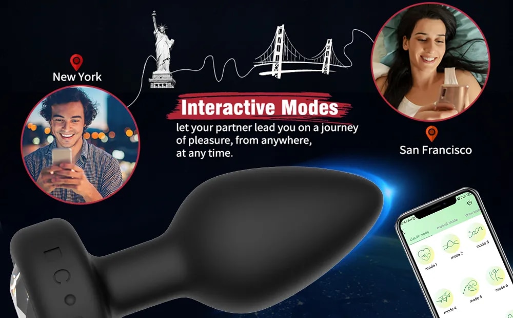 Phích cắm hậu môn Love Spouse bluetooth điều khiển app cao cấp