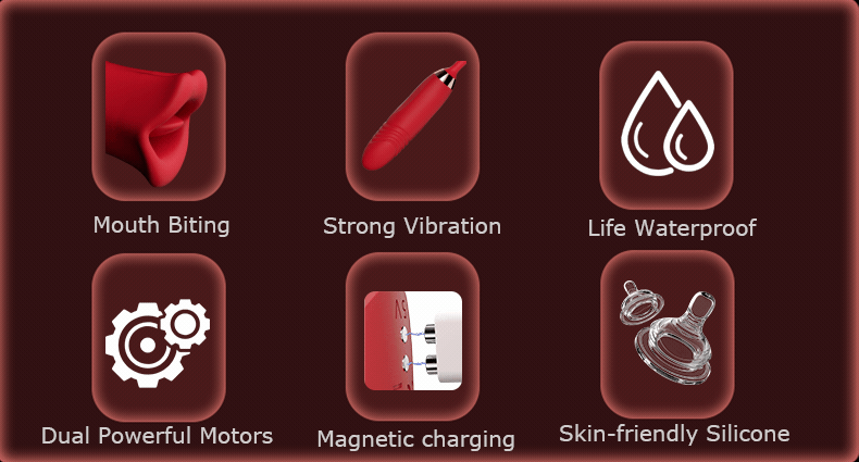 Trứng rung hoa hồng rung thụt hút điểm G liếm oral sex đa năng