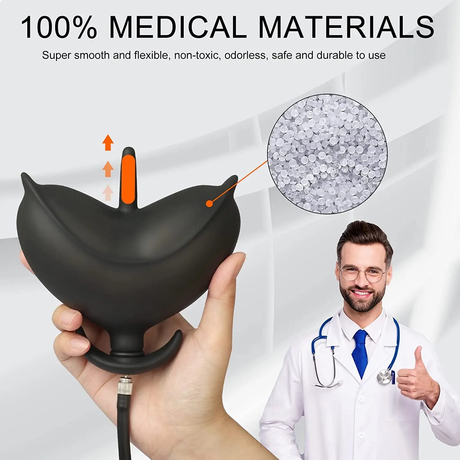 Phích cắm hậu môn bơm hơi Hannibal phình to siêu lớn kích thích