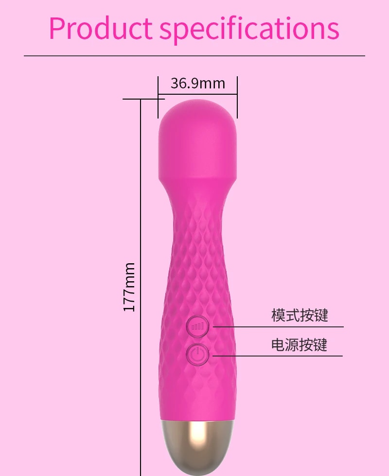 Chày rung Wand Massager mini không dây nhỏ gọn dễ dùng