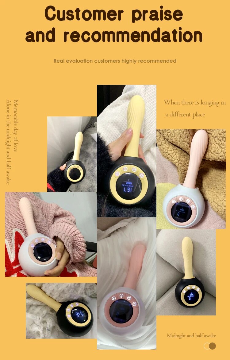 Dương vật giả Dildo rung thụt tỏa nhiệt điều khiển lcd tự động cao cấp