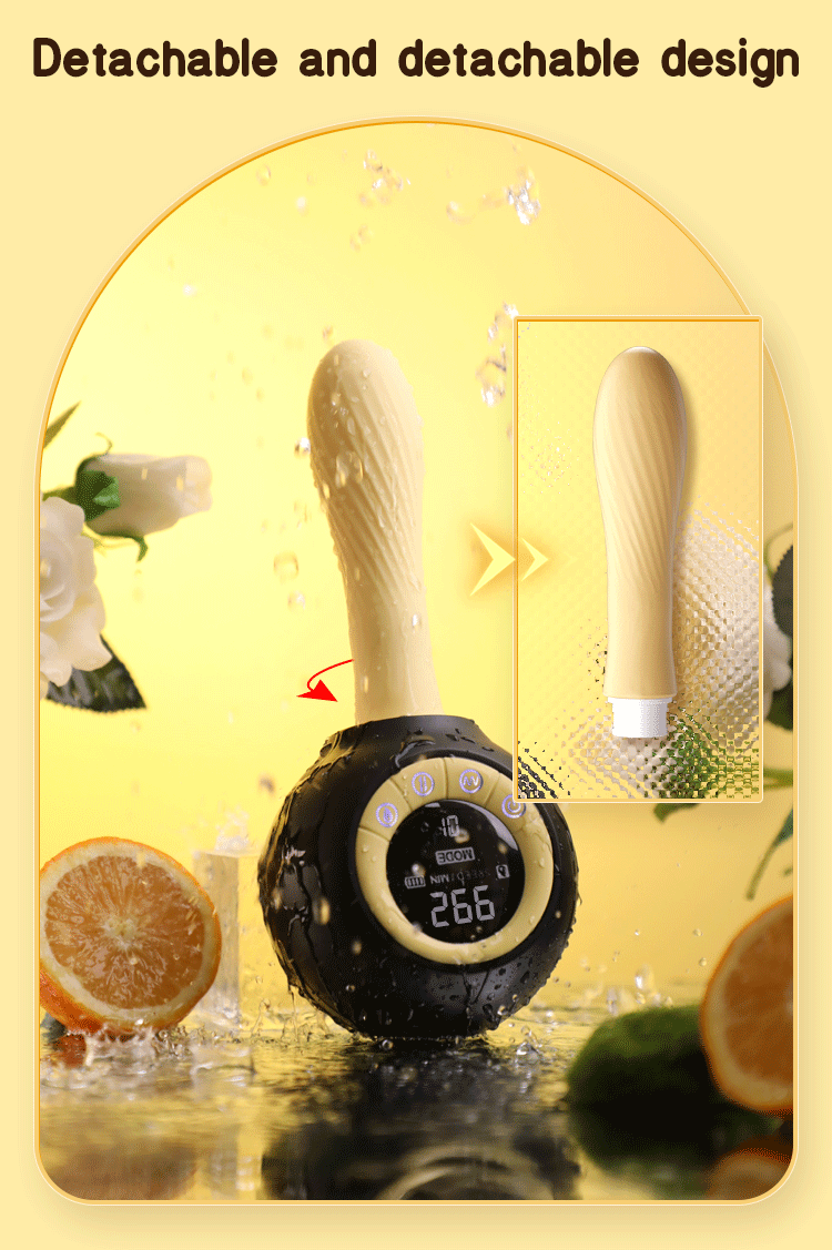 Dương vật giả Dildo rung thụt tỏa nhiệt điều khiển lcd tự động cao cấp