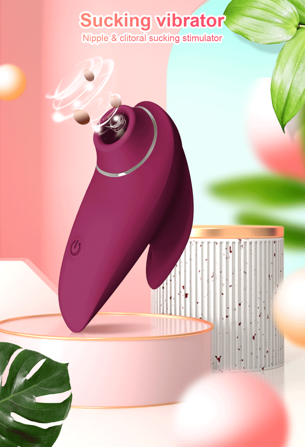 Máy bú mút đa chức năng cho nữ Sucking Whale silicone cao cấp