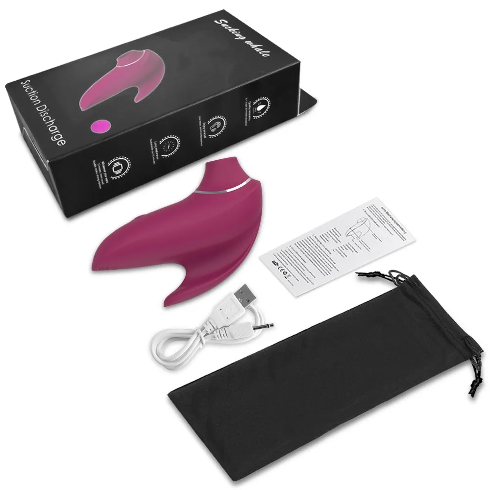 Máy bú mút đa chức năng cho nữ Sucking Whale silicone cao cấp