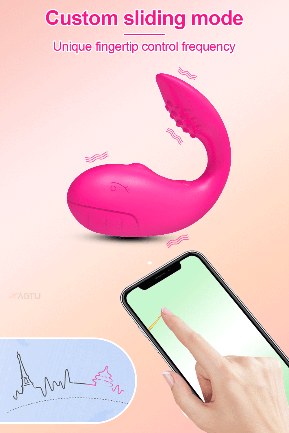 Trứng rung Love Spouse kết nối bluetooth điều khiển app