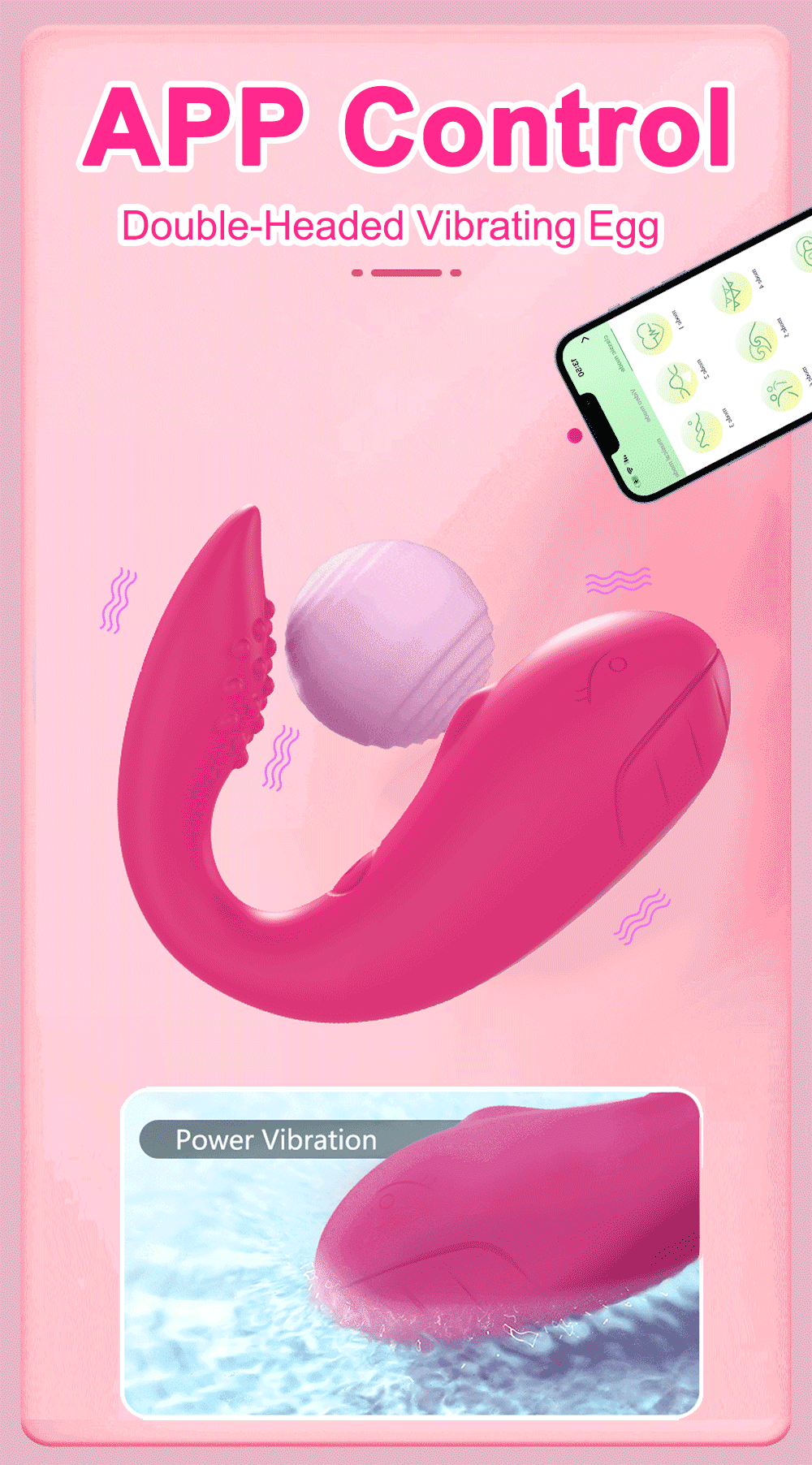 Trứng rung Love Spouse kết nối bluetooth điều khiển app