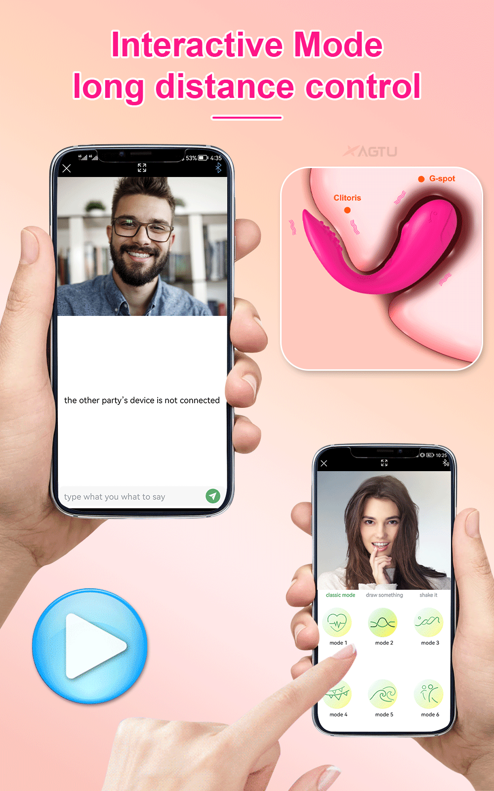 Trứng rung Love Spouse kết nối bluetooth điều khiển app