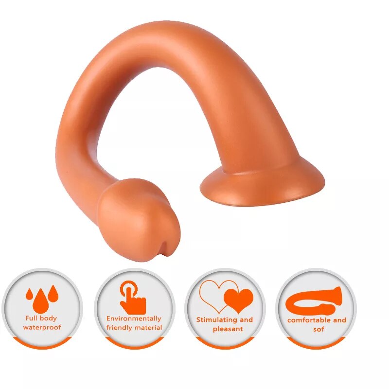 Dương vật giả gắn tường dài to khổng lồ giả hình con rắn