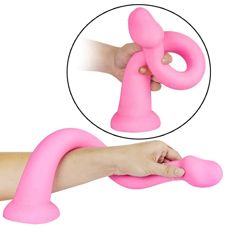 Dương vật giả gắn tường dài to khổng lồ giả hình con rắn