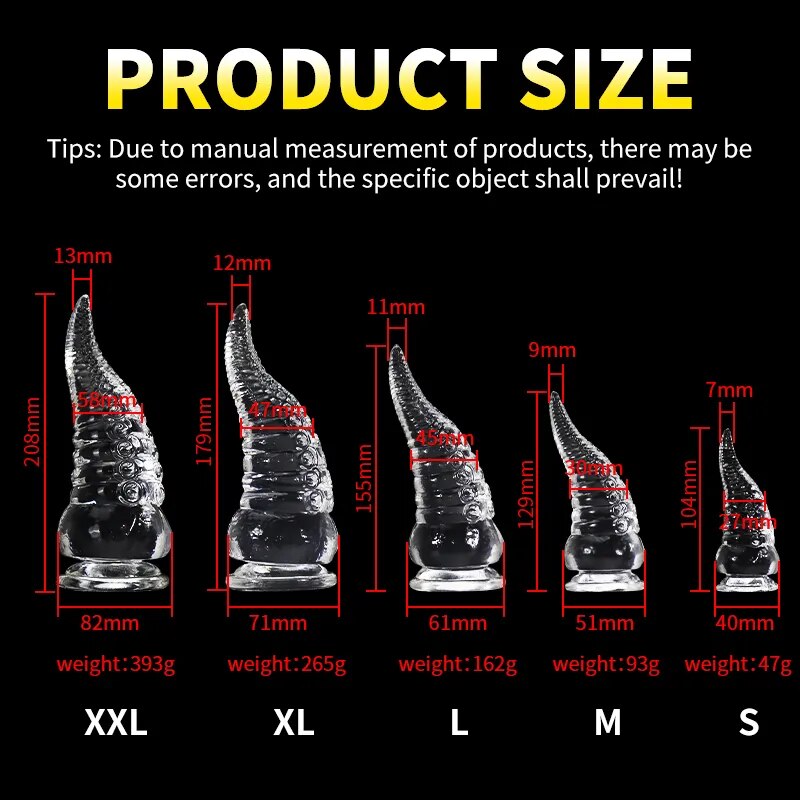 Dương vật giả cá sấu trong suốt dính tường silicon xoáy nổi mềm mại