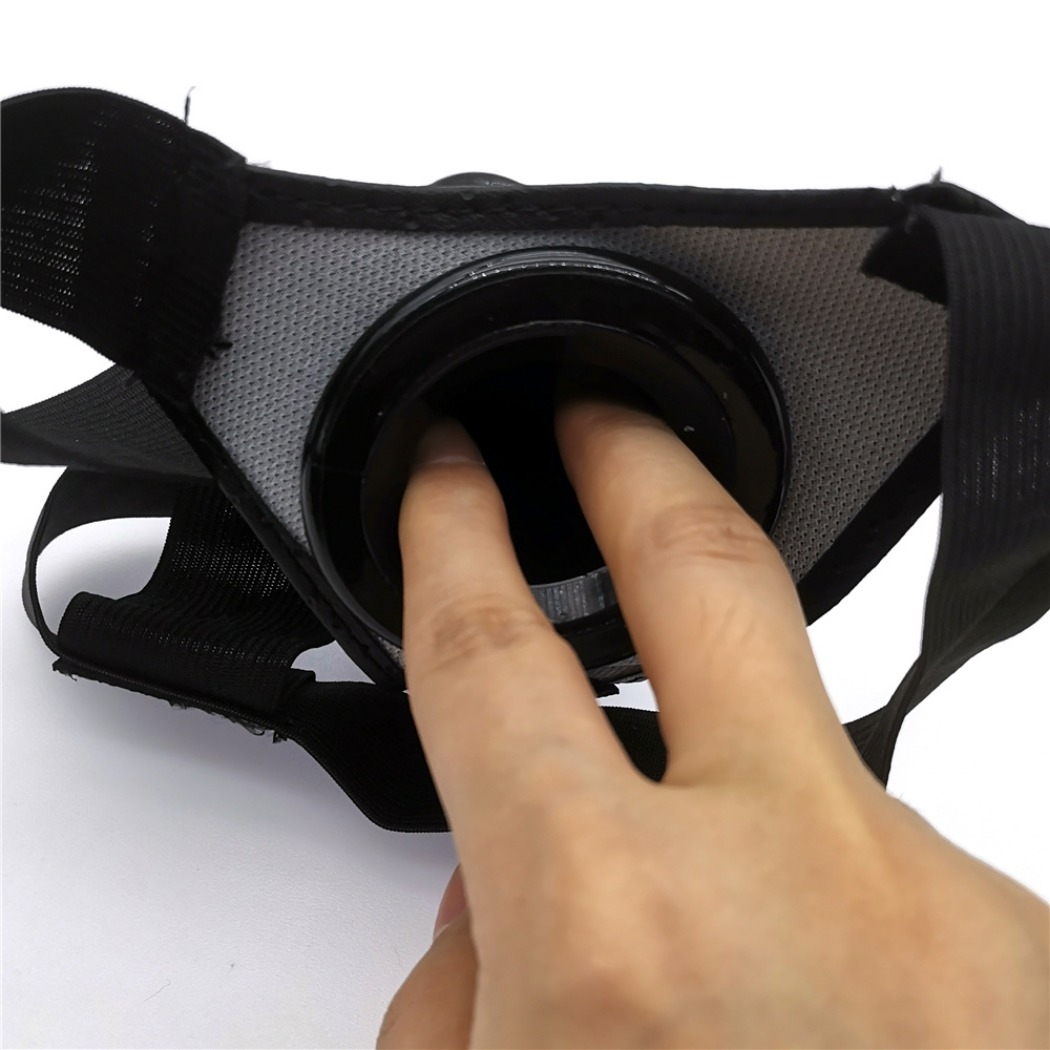 Dương vật giả dây đeo rỗng ruột silicon mềm cho les