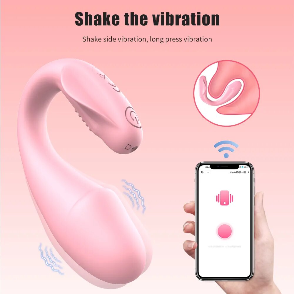 Trứng rung FreshFun CiCi 2 đầu Bluetooth điều khiển app dễ dùng