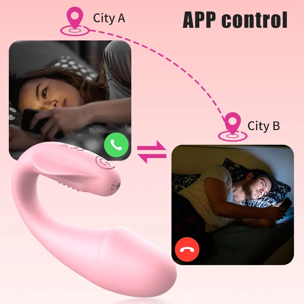 Trứng rung FreshFun CiCi 2 đầu Bluetooth điều khiển app dễ dùng