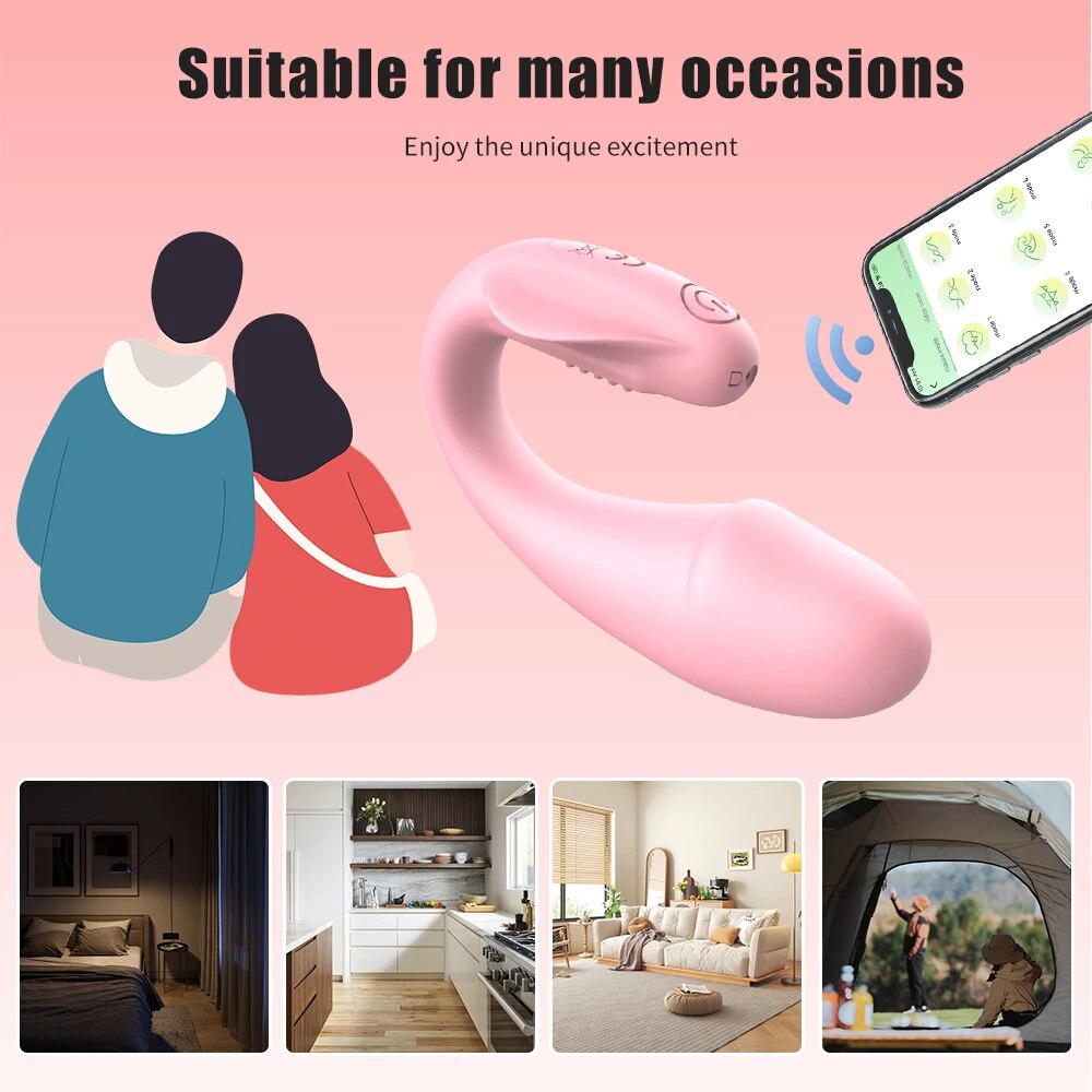 Trứng rung FreshFun CiCi 2 đầu Bluetooth điều khiển app dễ dùng