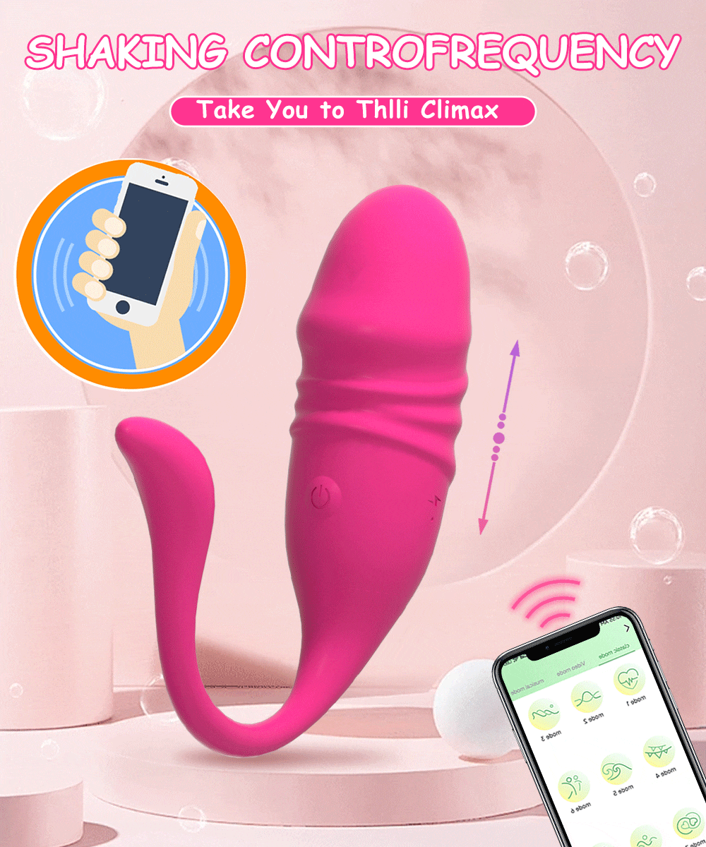 Trứng rung tình yêu 2 đầu điều khiển từ xa qua app