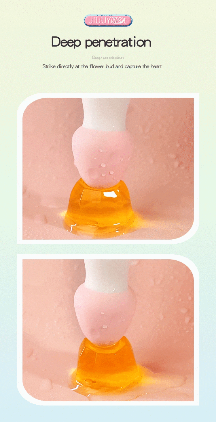 Chày rung hình nấm mini điều khiển từ xa silicone mềm