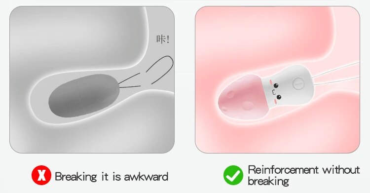 Chày rung hình nấm mini điều khiển từ xa silicone mềm