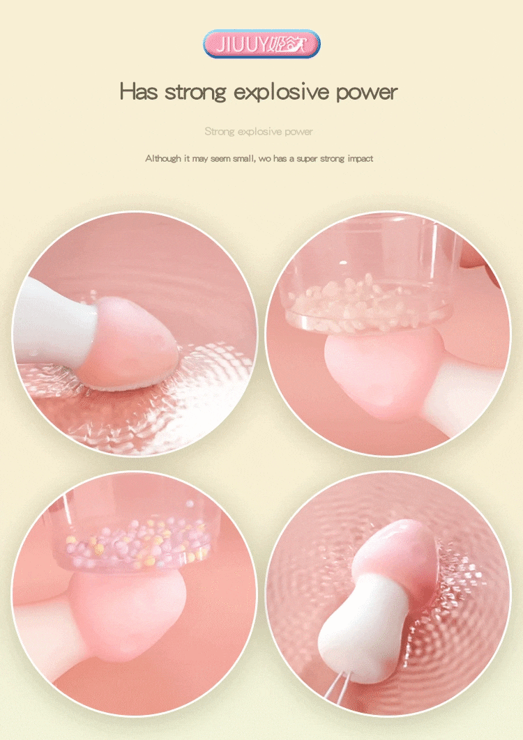 Chày rung hình nấm mini điều khiển từ xa silicone mềm