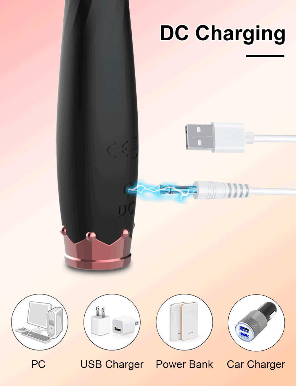 Máy rung móc cua silicon siêu mềm kích thích điểm G