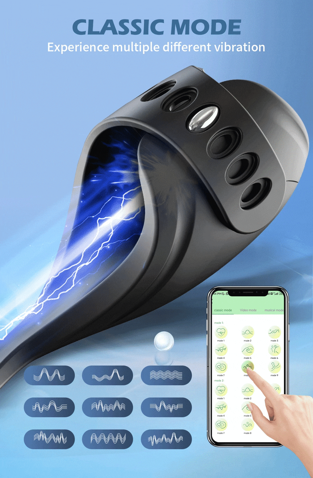 Máy tập dương vật Love Spouse điều khiển app tiện lợi dễ dùng