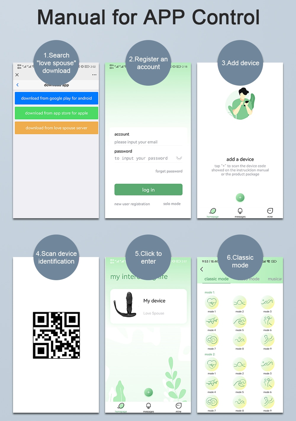 Que rung Love Spouse rung thụt hậu môn điều khiển app tiện lợi
