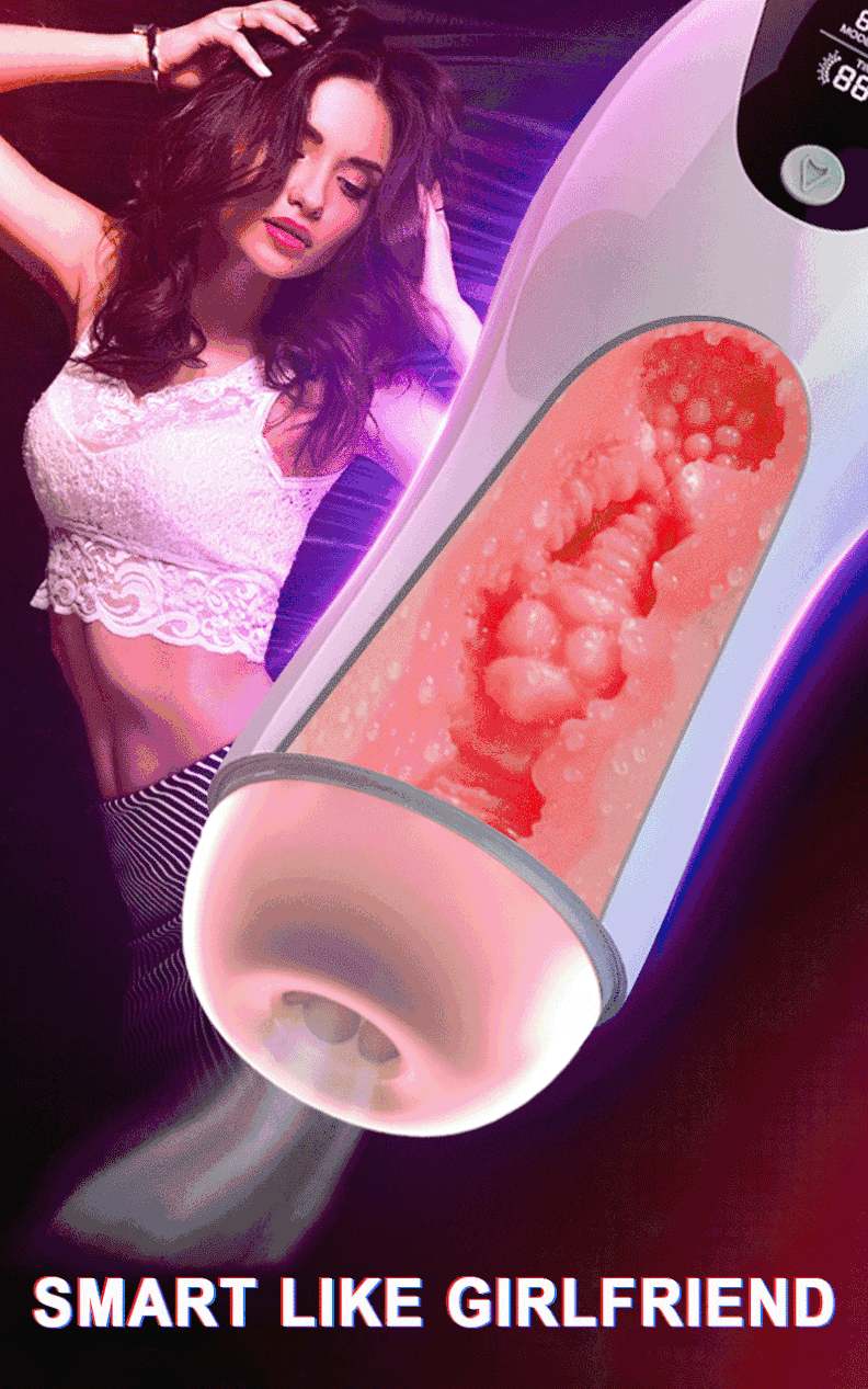Âm đạo giả đa năng tự động rung bú hút co bóp cực sướng