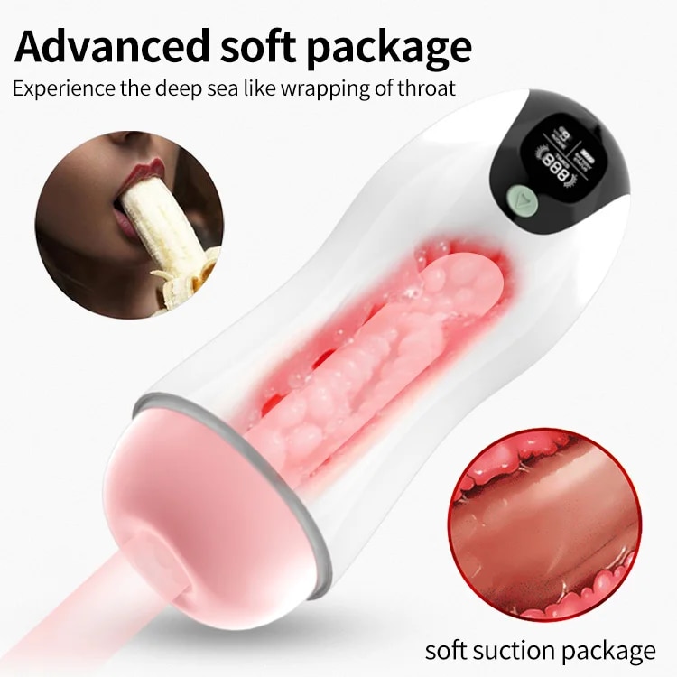 Âm đạo giả đa năng tự động rung bú hút co bóp cực sướng