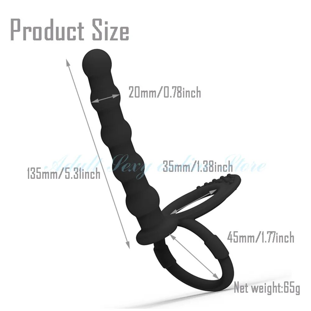 Dương vật giả vòng đeo kích thích hậu môn cho gay