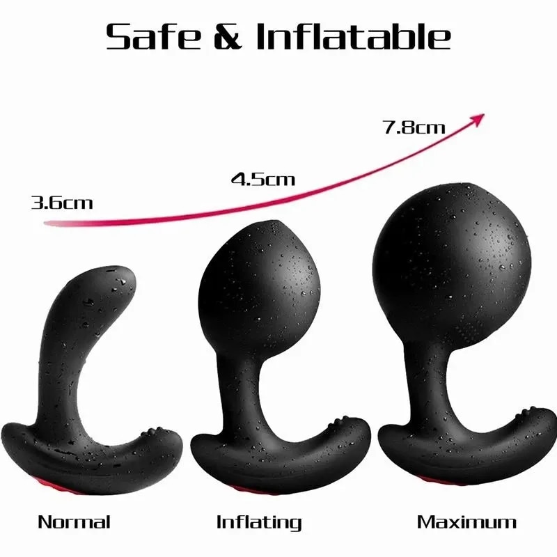 Phích cắm rung hậu môn điều khiển từ xa không dây cao cấp
