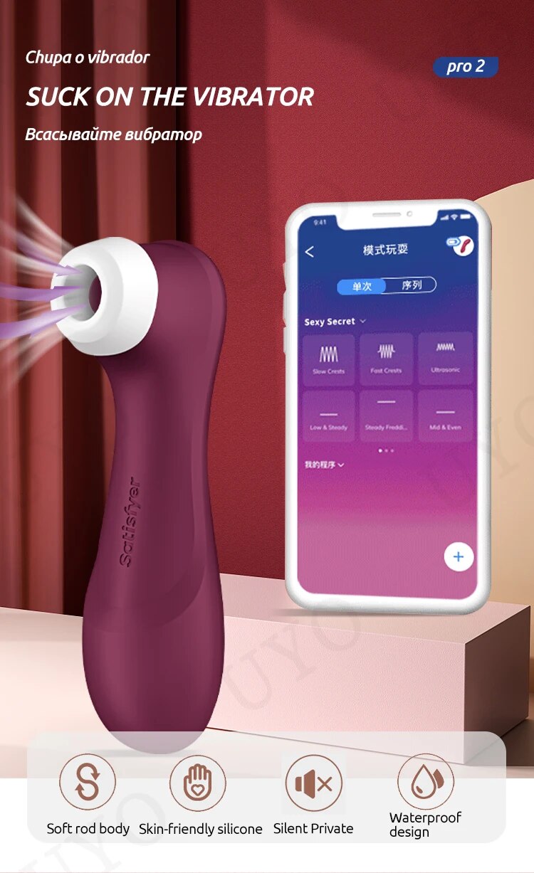 Đồ chơi tình dục Satisfyer Pro2 thế hệ 3 với ứng dụng, kích thích Clitoris cho phụ nữ, cửa hàng đồ chơi tình dục người trưởng thành