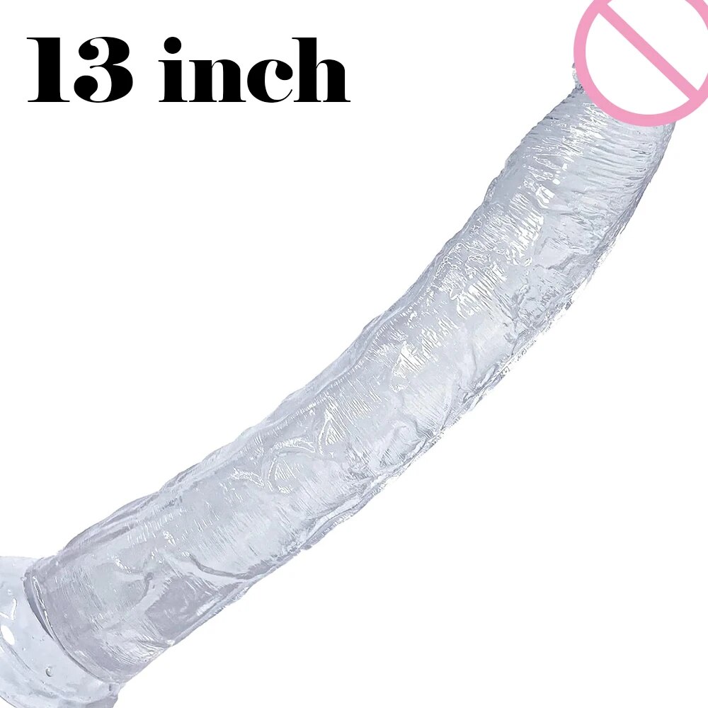 Dương vật giả dính tường silicon siêu mềm kích cỡ lớn 13 inch