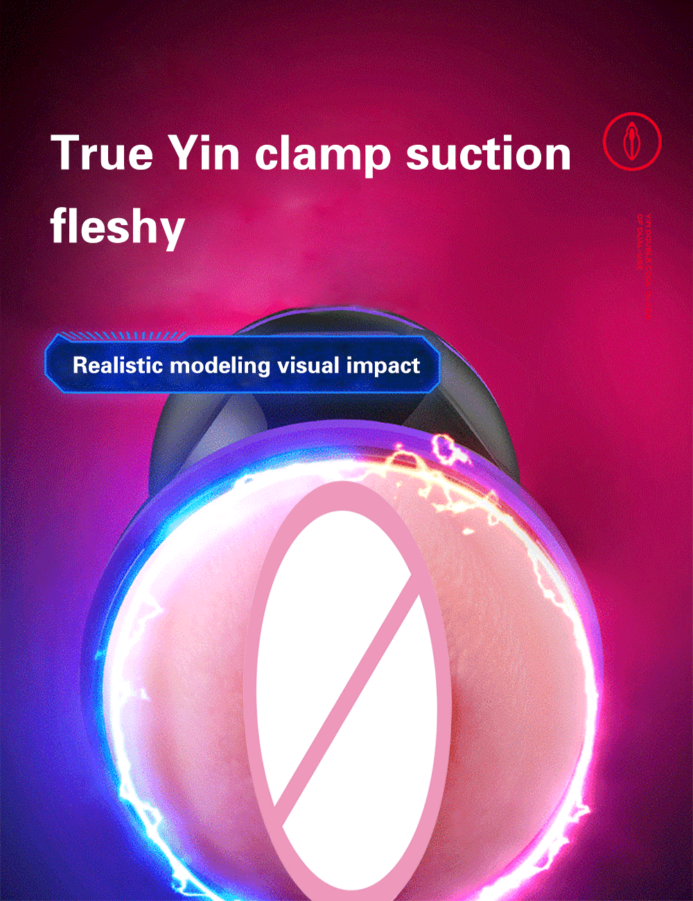 Âm đạo giả 3D 2 đầu rung hút mạnh điều khiển app smartphone tiện lợi