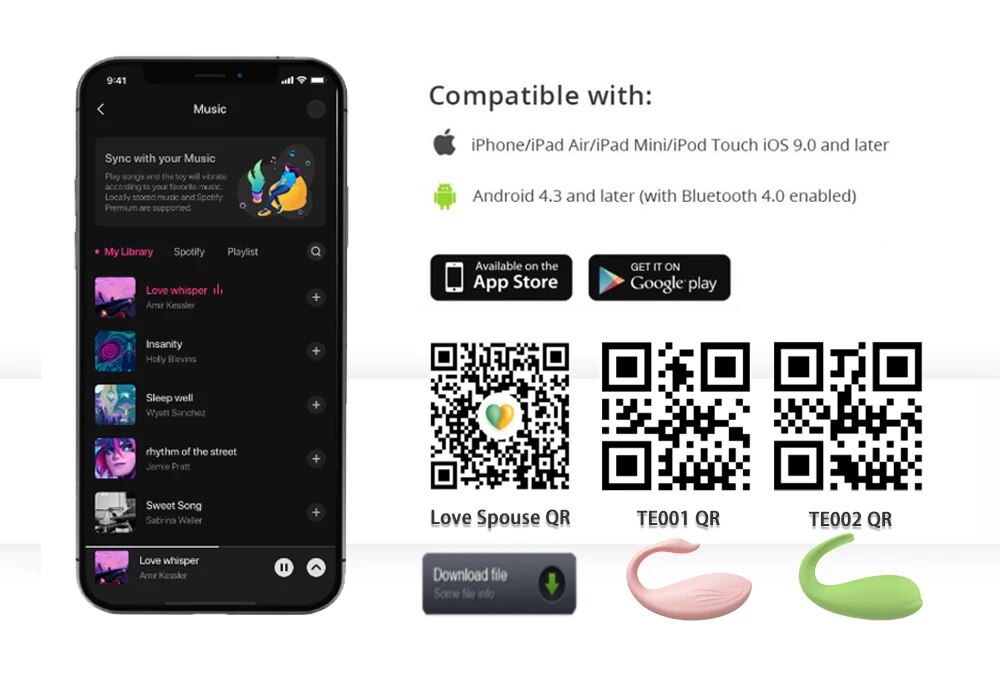 Trứng rung Love Spouse bluetooth điều khiển app hình thiên nga