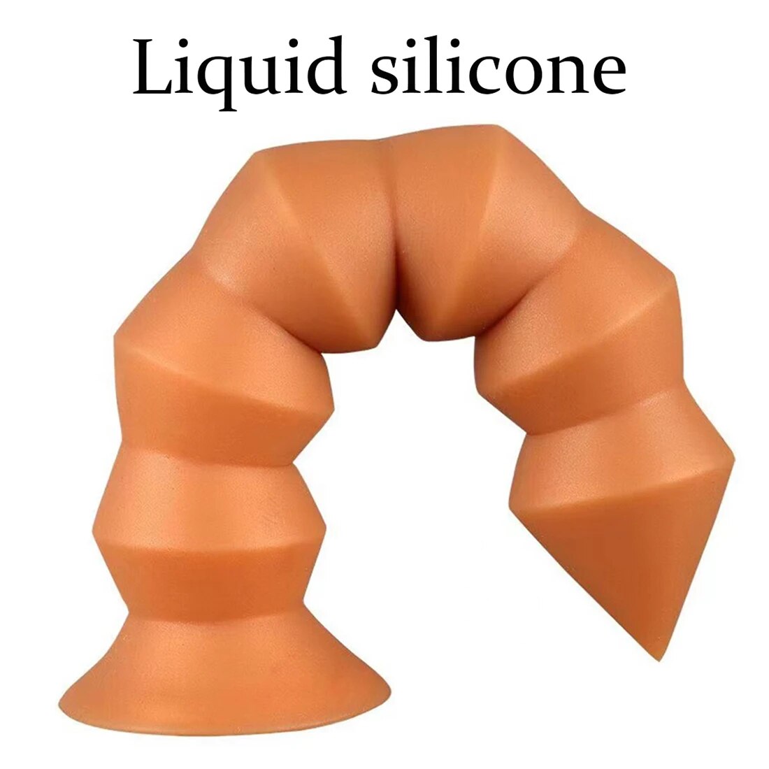 Phích cắm hậu môn silicon hình đinh vít size lớn